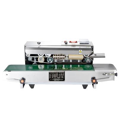High quality Stainless steel Continous band sealer/plastic bag sealing machine